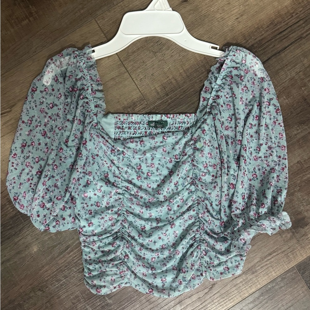 Floral crop top